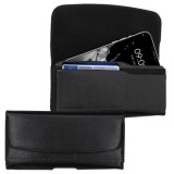 Husa Universala pentru telefon XL, 6,8 inch, Piele ecologica, Negru, 55358.4.01, Kwmobile