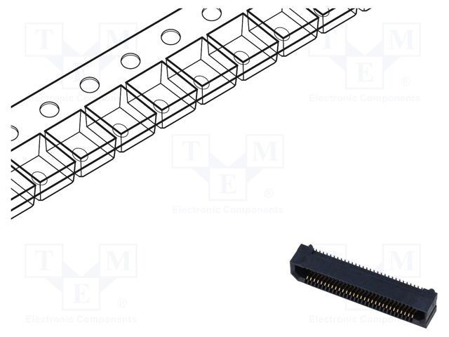 Conector PCB-PCB Mamă PIN 60 0,8mm SAMTEC ERF8 Aurit SMT 1,4A
