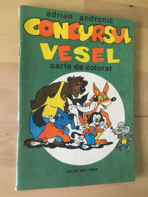 CARTE CU ILUSTRATII: Adrian Andronic - Concursul Vesel [1975] foto