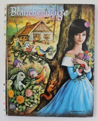 BLANCHE - NEIGE par GRIMM , illustrations de G. di MACCIO , 1960 foto