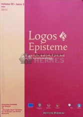 Logos. Episteme / Motiv. Stiinta, vol. 3. An international journal of epistemology - 2012 ($L12)