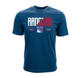 New York Rangers tricou de bărbați NHL Levelwear Splitter Tee - 2XL