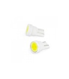 Bec LED Pozitie 12V 1W COB 18 chipuri T10 5W5 90lm 2buc set Carguard