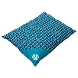 Perna de Podea pentru Animale de Companie, Albastra cu Model Zigzag, 90x70cm, CMCLASS