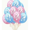 Set 10 Baloane Latex Flippy Gender Reveal, 30cm, Roz/Albastru, Party Aniversare Copii
