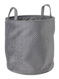 Cumpara ieftin Cos depozitare textil gri Averill 38x38 cm