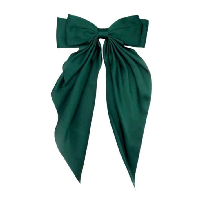 Agrafa de par cu funda GAVIO&reg;, material satin, eleganta, 34 x 21 cm, Verde