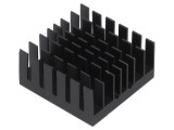 Radiator extrudat cu aripioare BGA negru 30x30mm