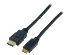 Cablu HDMI la Mini HDMI 2m Negru foto