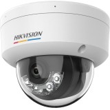 Camera de supraveghere IP Dome 4MP ColorVu 3.0 Hikvision DS-2CD1147G3H-LIU(2.8MM), lentila fixa 2.8mm, iluminare: Color: 0.0001 Lux (F1.0, AGC ON)cu I