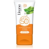 Cumpara ieftin Lirene Sun care emulsie protectoare de zi pentru fata si decolteu aloe vera spf 50 50 ml