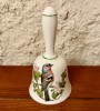 CLOPOTEL DIN PORTELAN ENGLEZESC- FINE BONE CHINA- CROWN STAFFORDSHIRE- NORMAN ARLOTT H13CM