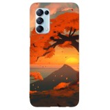 Husa compatibila cu Oppo A12 4G model Cherry Blossom, Silicon, TPU, Viceversa, Transparent, Carcasa