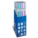 Role hartie ambalat - Pastel, 65 g/m2, 70 x 200 cm (30 role/display)