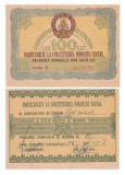 Participatie de 100 Lei la constituirea Fondului Social al Cooperativelor de Consum, completata RSR 1982