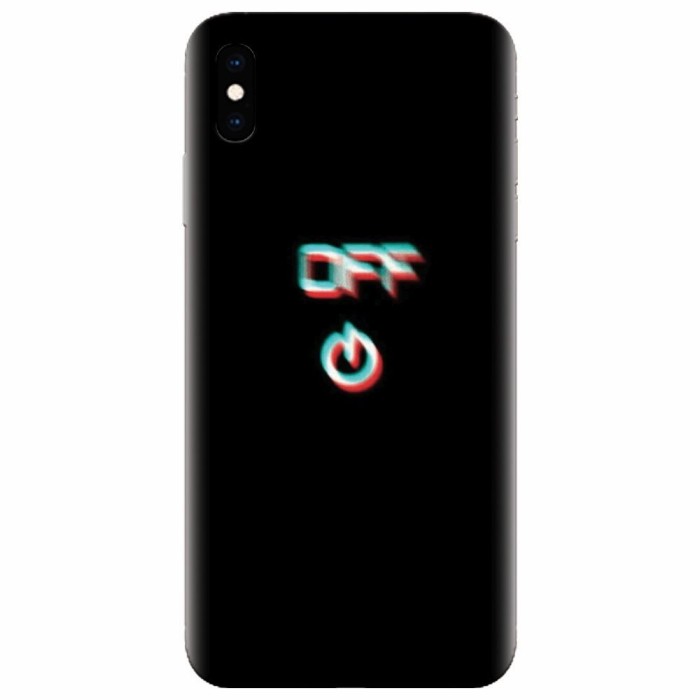 Husa silicon pentru Apple Iphone XS Max, Off