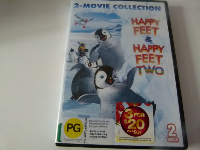 Happy feet 2 dvd, cod 4