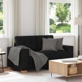 Gossi canapea loveseat negru 120 cm stofa