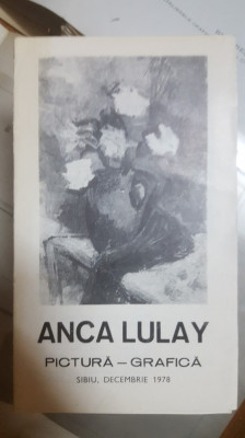 Anca Lulay, Pictură grafică, Sibiu 1978, invitație la vernisajul expoziției foto