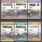 Tuvalu Nanumea 1984 Trains, Railways, 6 pair, MNH E.206