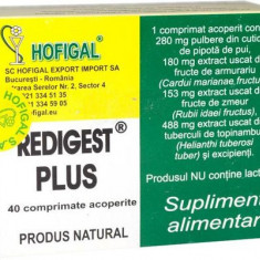 Redigest Plus, 40 comprimate, Hofigal