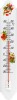 Termometru exterior metalic Strend Pro Country, 50 cm, decor rustic