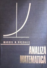 Marcel R. Rosculet - Analiza matematica