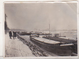 Bnk foto - Slepuri la mal - 1929, Alb-Negru, Transporturi