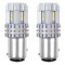 Bec stop frana ciresa auto tip LED UltraBright Canbus R5W, 12V-24V; BA15d P21/5, 12 LED SMD 3020, 2 buc.