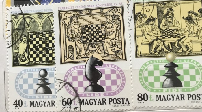 Timbre (Maghyar) Ungaria Serie Sah