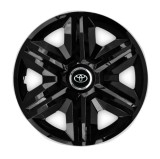 Cumpara ieftin Set 4 capace roti hubcaps fast black R16 pentru gama auto Toyota, Autohelix MSA