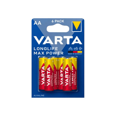 Set 6 baterii tip AA LR6 Varta Longlife Max Power Alkaline 4706101436 foto