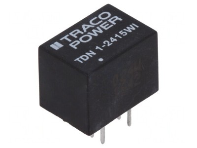 Convertor DC/DC 1W 9-36V la 24V 45mA DIP TDN1-2415WI foto