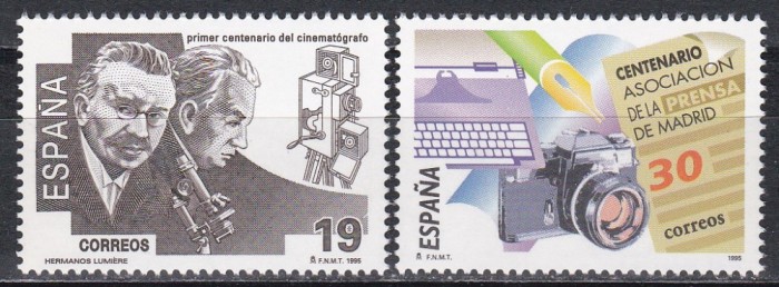 Spania 1995 - Aniversări, MNH