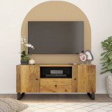 Dulap TV 105x33,5x46 cm, lemn masiv de mango si lemn prelucrat