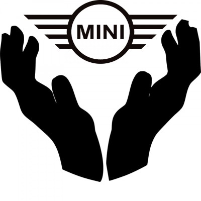Sticker auto , zMy World Is MINI Cooper, , Autocolant Elegant Protectie Zgarieturi foto