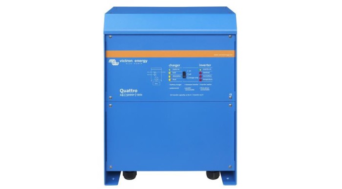 Invertor Victron Energy Quattro 24V 5000VA/4000W cu &icirc;ncărcător de baterii integrat