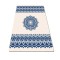 Covor pentru bucatarie Schema Blue, 80 x 120 cm, alb/albastru