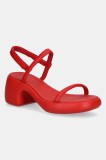 Camper sandale de piele Thelma Sandal culoarea rosu, K201596-006