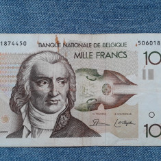 1000 Francs Belgia franci ND (1980 - 1996) / Franci / Frank