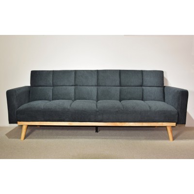 Canapea Dallas 214x84x84 cm Rabatabila Stofa Dark Grey (cod AF 2403-45) foto