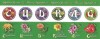 Romania, LP 2096a/2016, Alfabetul florilor II, bloc de 6 timbre si 6 tab., MNH, Nestampilat