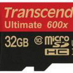 Card de memorie Transcend microSDHC, 32GB, UHS-I, 600x