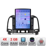 Navigatie HHyundai Santa Fe 2007-2012 K-008 ecran tip TESLA 9.7&quot; cu Android Radio Bluetooth Internet GPS WIFI 2+32 DSP CarStore Technology
