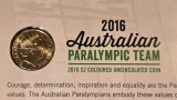 Australia, 2016 Australian Paralympic Team, 2 dollar 2016, moneda, KM# 3259, inclusiv album colectionare