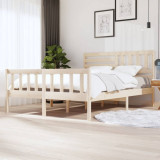 Cadru de pat, 160x200 cm, lemn masiv GartenMobel Dekor, vidaXL