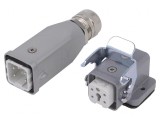 Conector HDC tată mamă 5+4 PIN PE dimensiune A3 M20