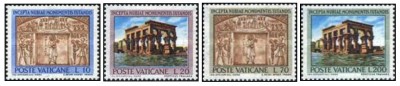 Vatican 1964 - Nubian Monuments UNESCO, serie neuzata foto