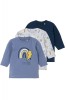Set Copii NAME IT Blue Wild Wind, Marime 1-1.5 ani - Set Haine Bebelusi