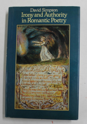 IRONY AND AUTHORITY IN ROMANTIC POETRY by DAVID SIMPSON , 1979 foto